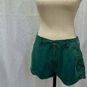 American Eagle Outfitters High Waist Green Shorts